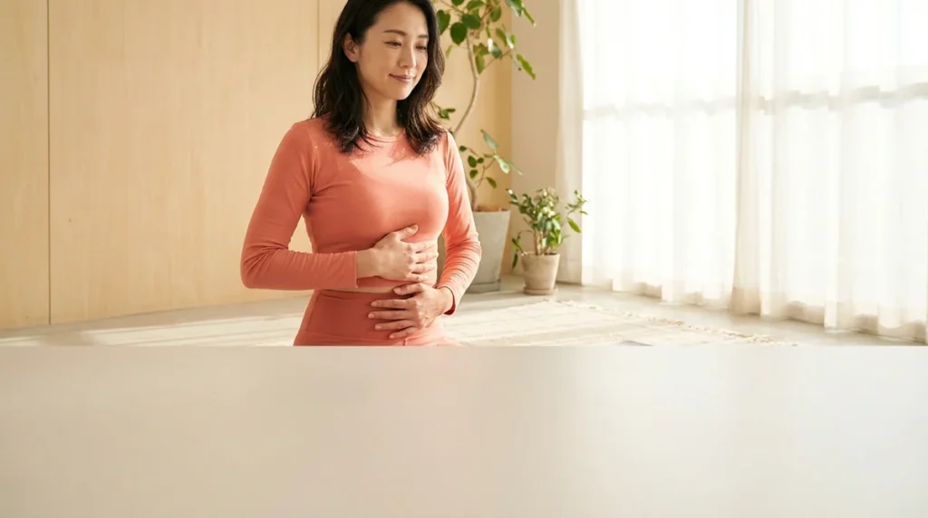 お腹痩せの体幹トレーニングに取り組む女性｜相模原の女性専用パーソナルジム リファイン